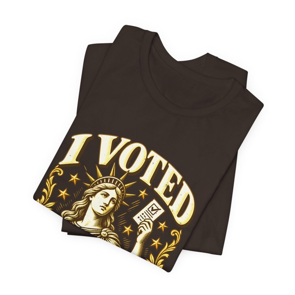 I Voted Liberty Looks Good on Me Civic Pride