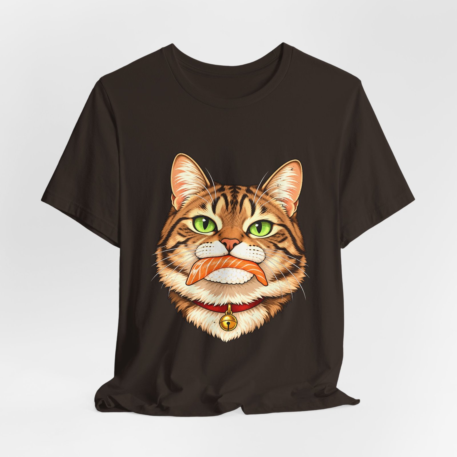 Tabby Cat With Salmon Nigiri - Image 12