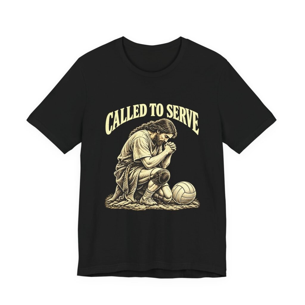 Called to Serve Jesus and Volleyball Design