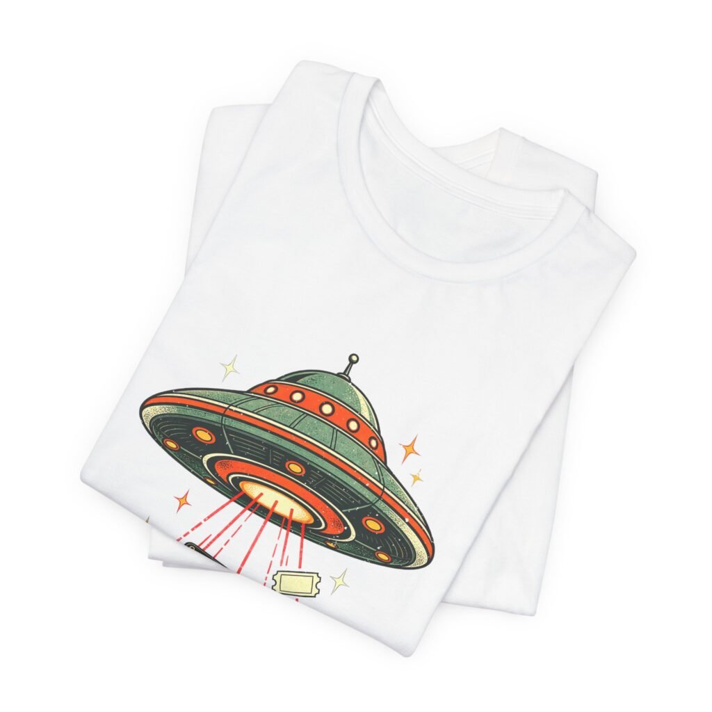 Retro 80s UFO Cassette Abduction