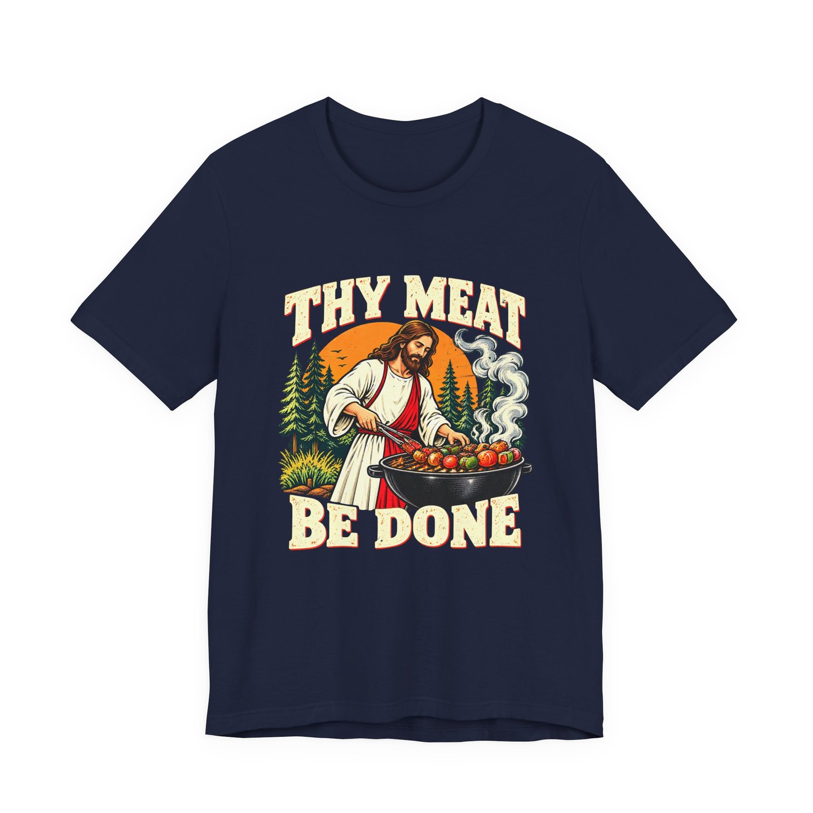 Thy Meat Be Done Jesus Grilling Pun - Image 21