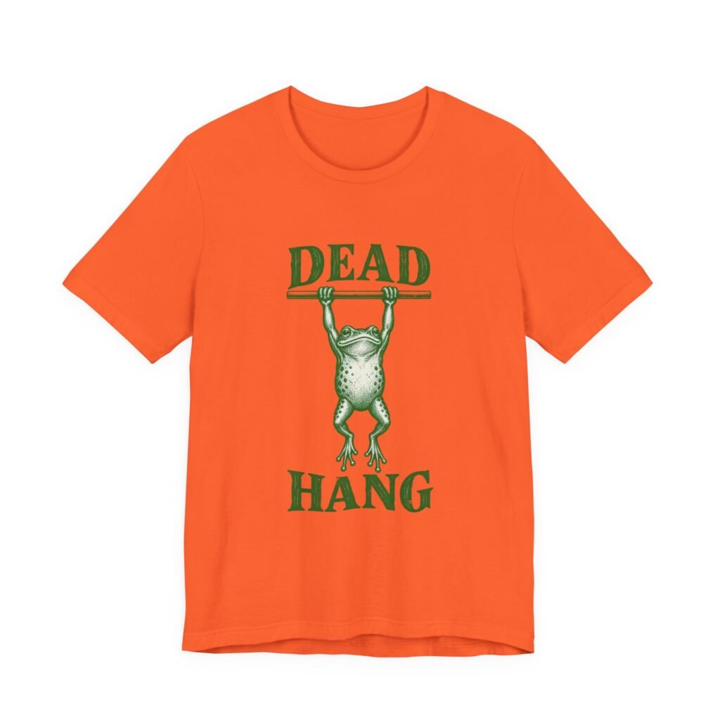 Dead Hang Frog Workout Humor
