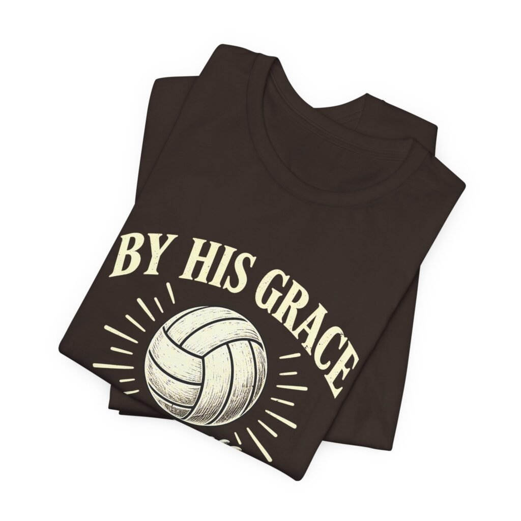 By and His Grace I Found My Ace Jesus Volleyball: