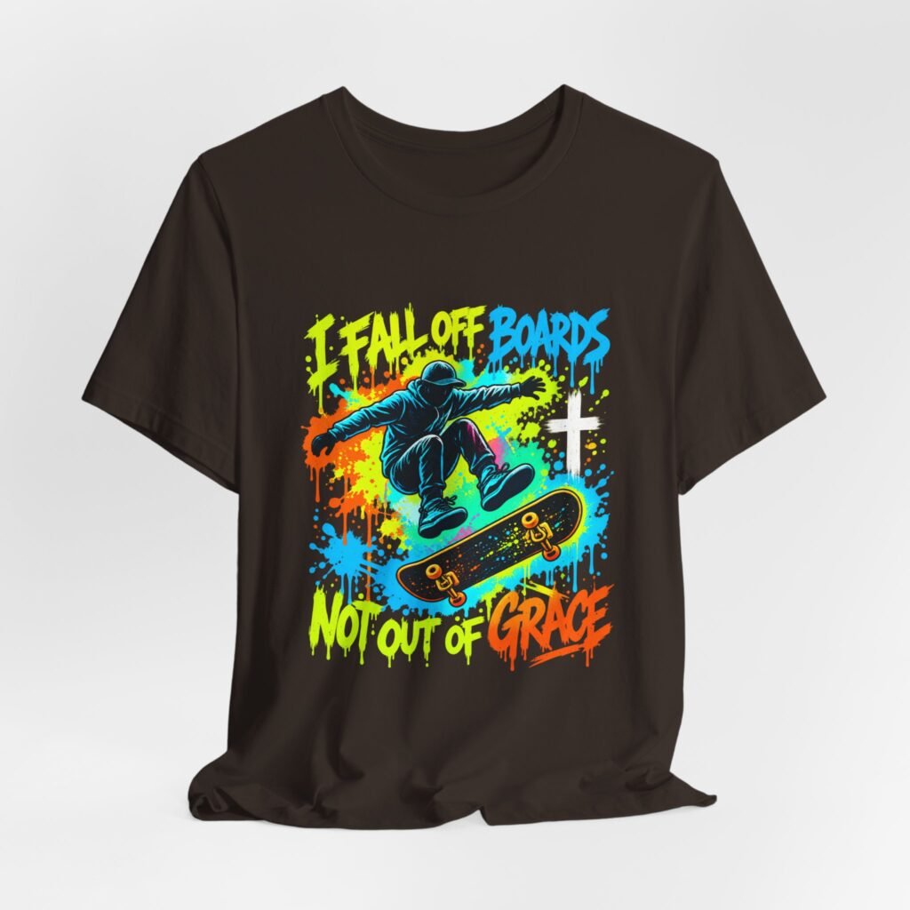 Fall Off Boards Not Out of Grace Skateboarding Design