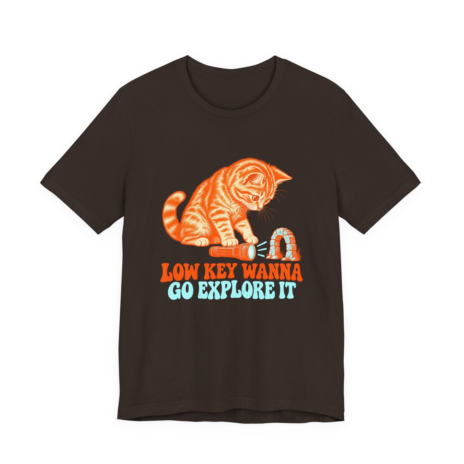 Low Key Wanna Go Explore It Cat Design