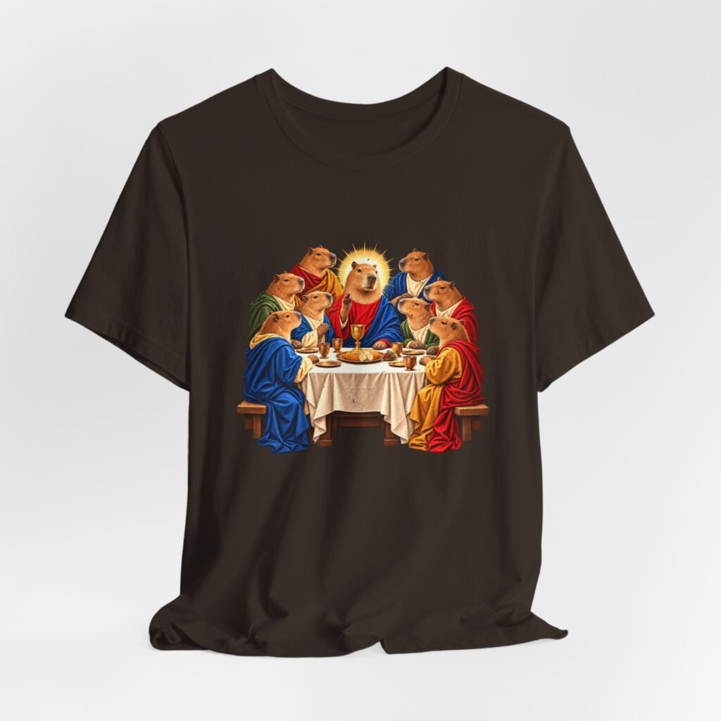 Capybara Religious Supper Illustration