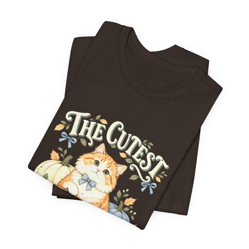 The Cutest Pumpkin Patch Kitten Autumn Design