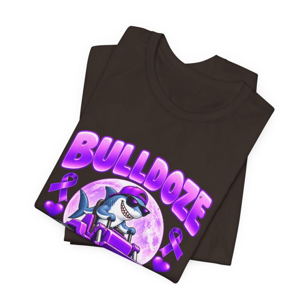 Bulldoze Lupus Shark Awareness Illustration