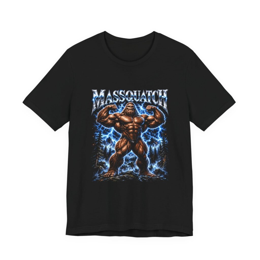 Massquatch Bigfoot Bodybuilding Humor