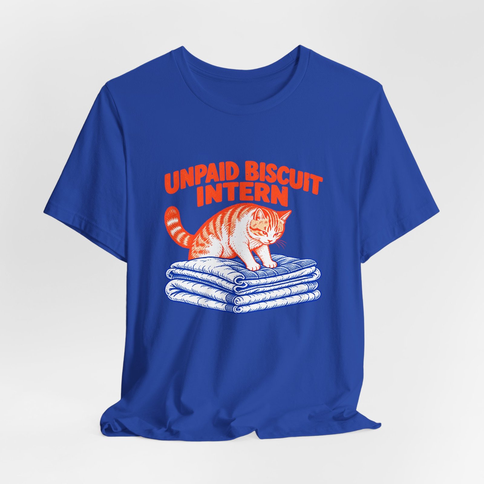 Unpaid Biscuit Intern Cat Humor - Image 20