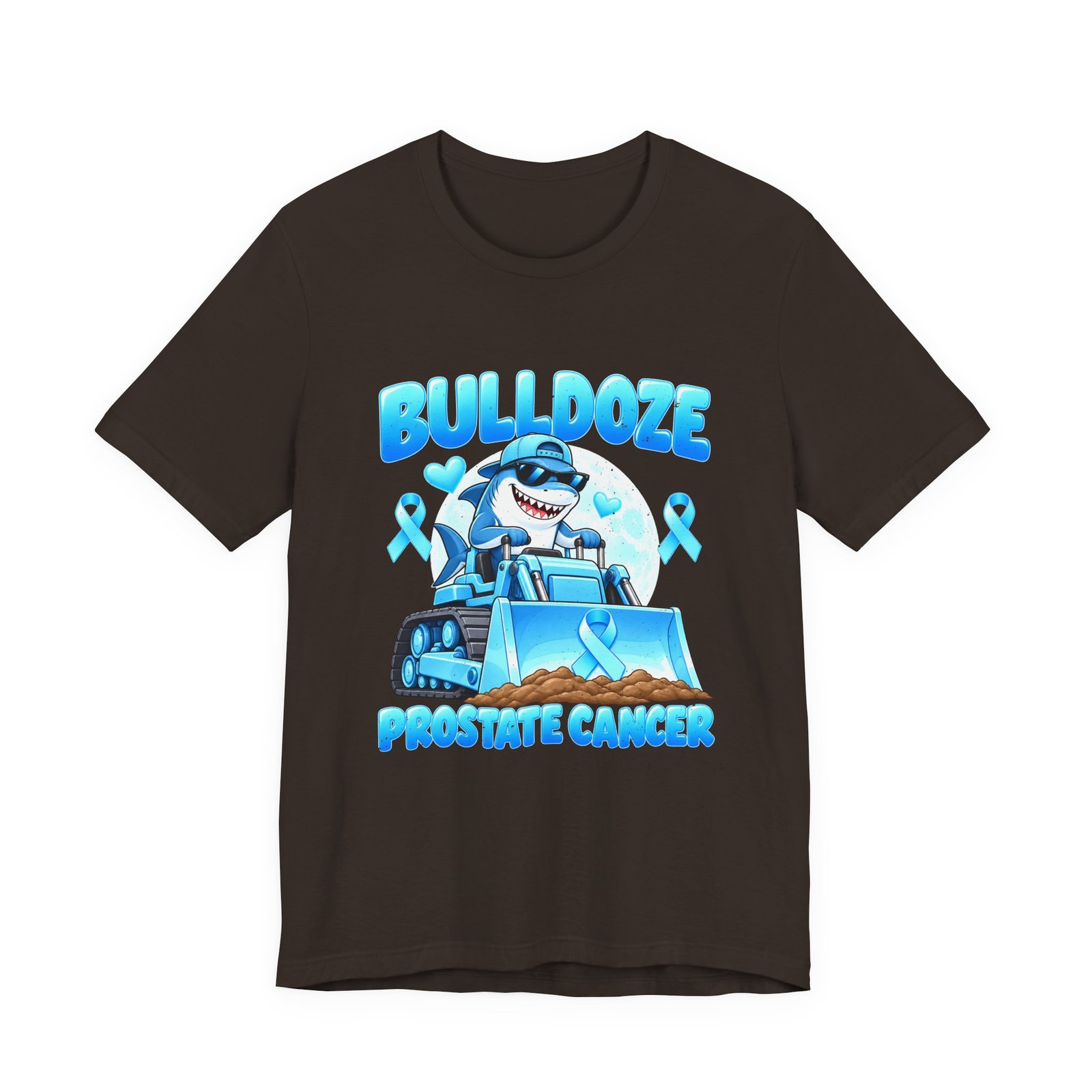 Bulldoze Prostate Cancer Shark Awareness Design