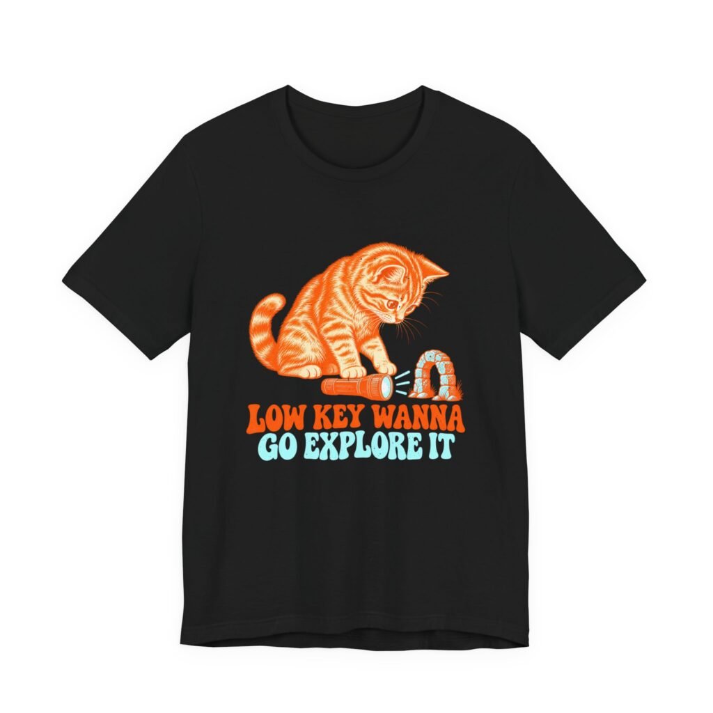 Low Key Wanna Go Explore It Cat Design