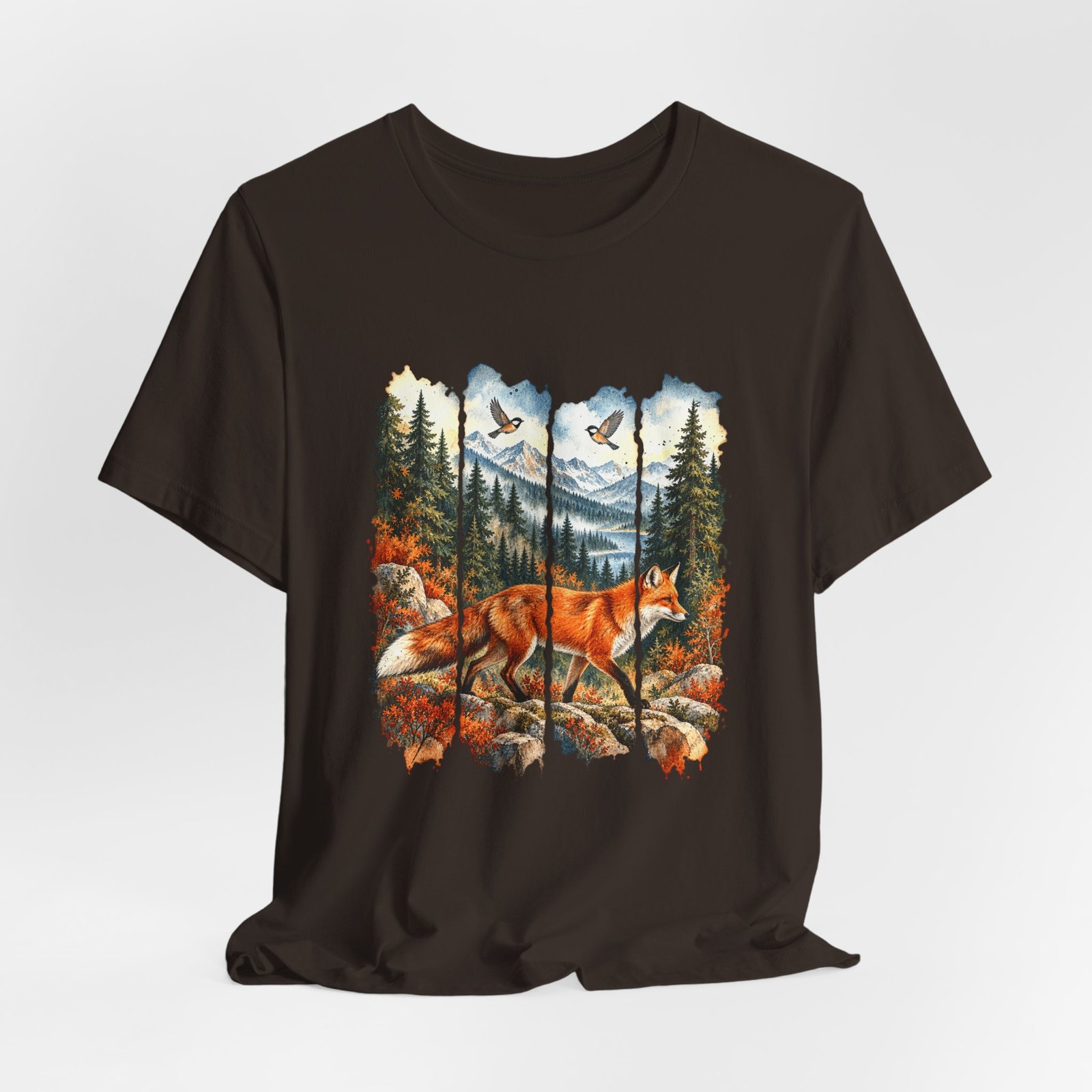 Autumn Fox in a Mountain Forest - Image 4