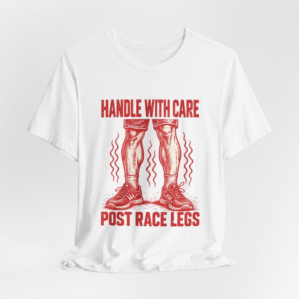 Post Race Legs Running Hybrid for Fitness Racing Humor