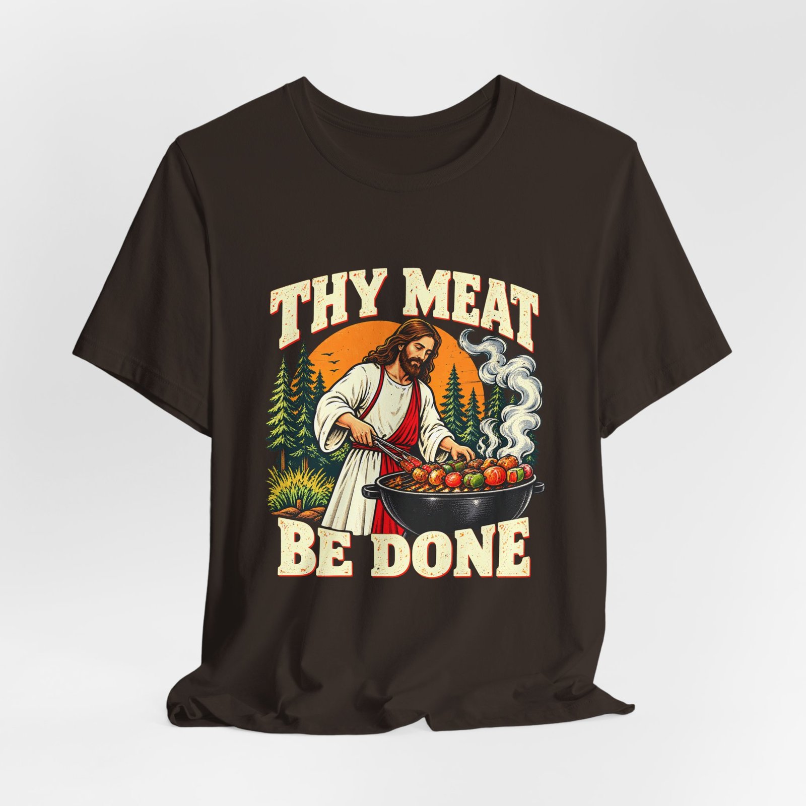 Thy Meat Be Done Jesus Grilling Pun - Image 4