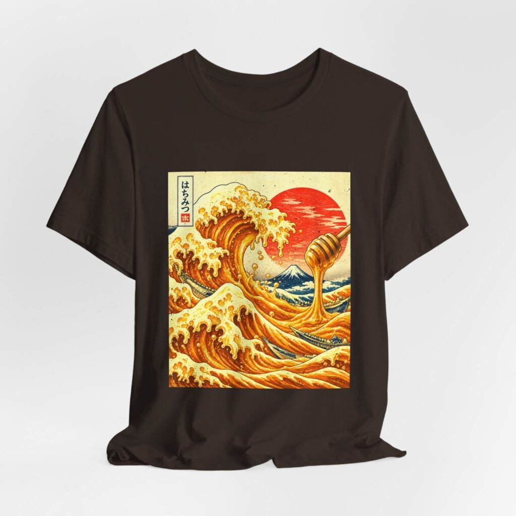 Honey Great Wave Kanagawa Fishing Art