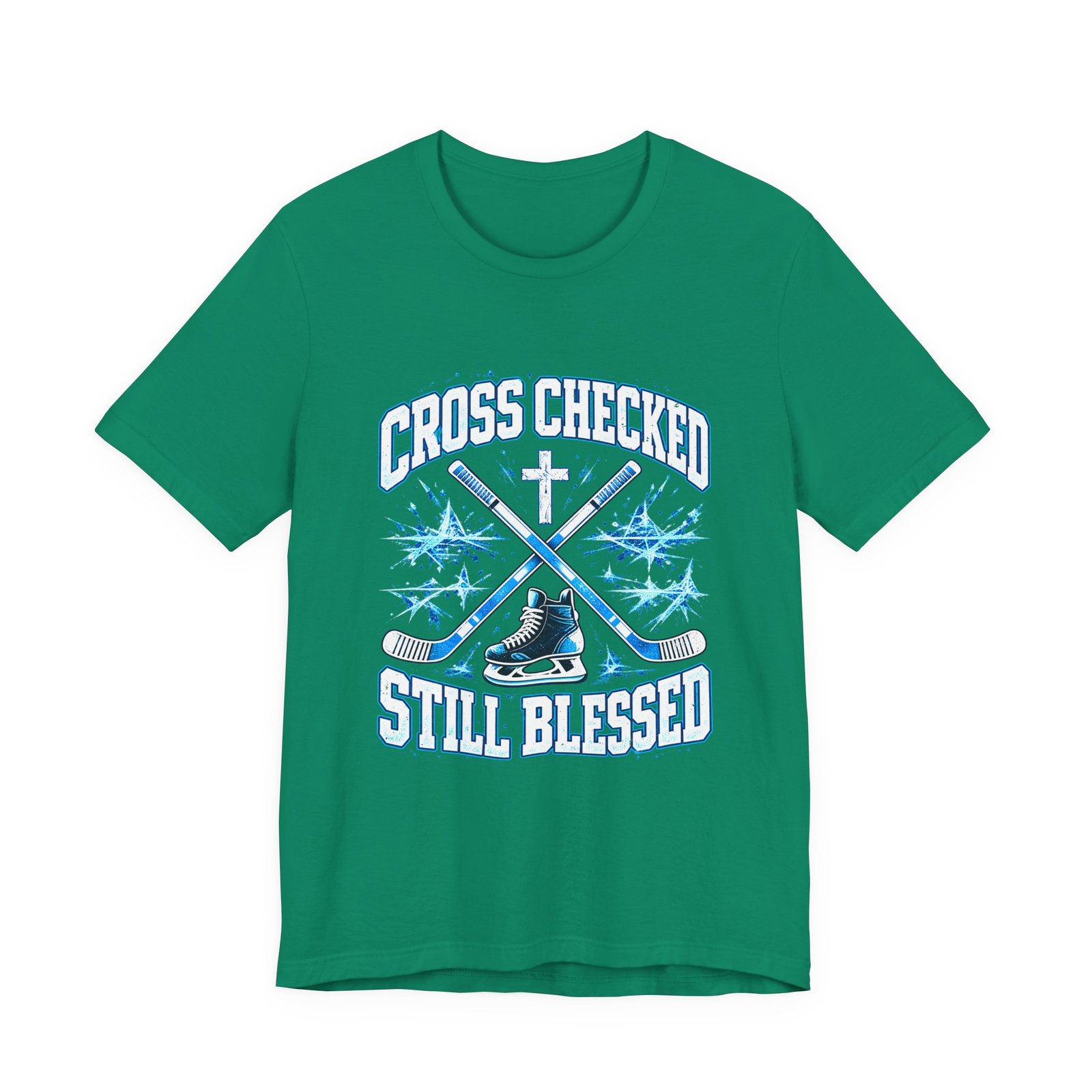 Cross Checked Still Blessed Hockey Design - Image 13