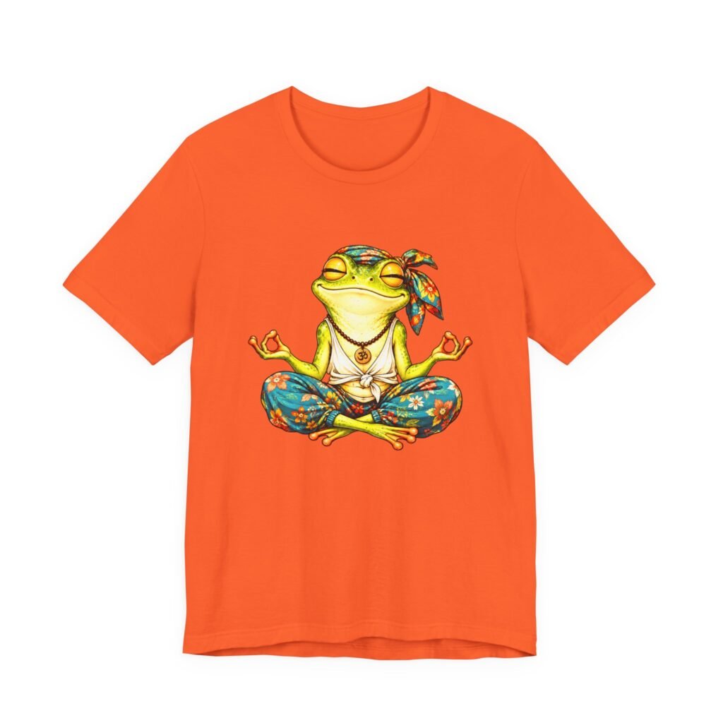Meditating Frog Yoga Design