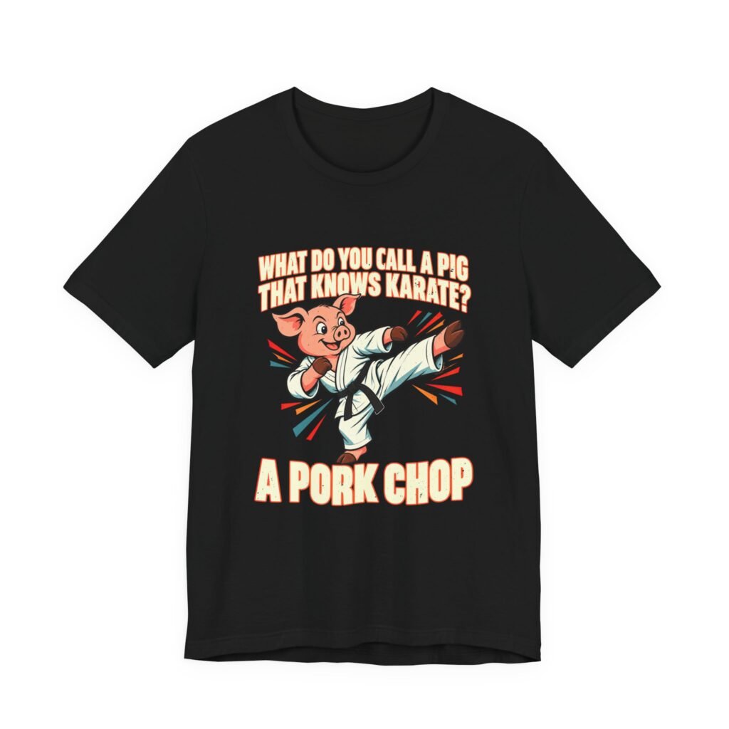 Funny Karate Pig Pork Chop Joke