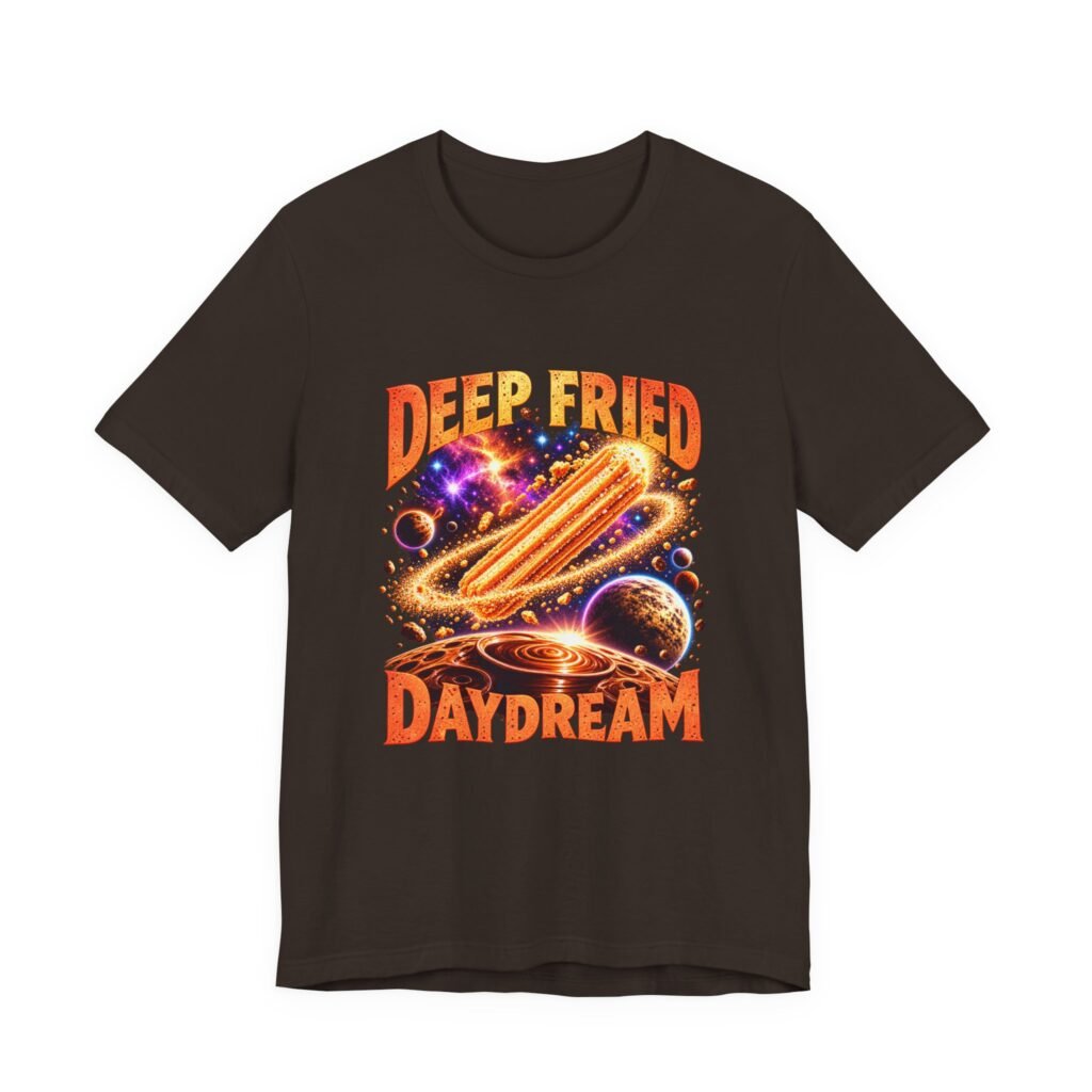 Deep Fried Daydream Space Food Illustration