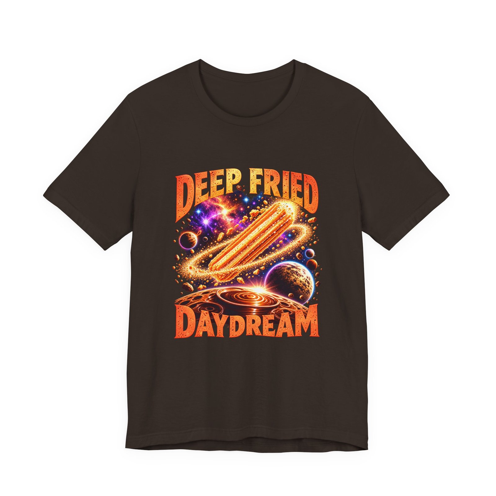Deep Fried Daydream Space Food Illustration