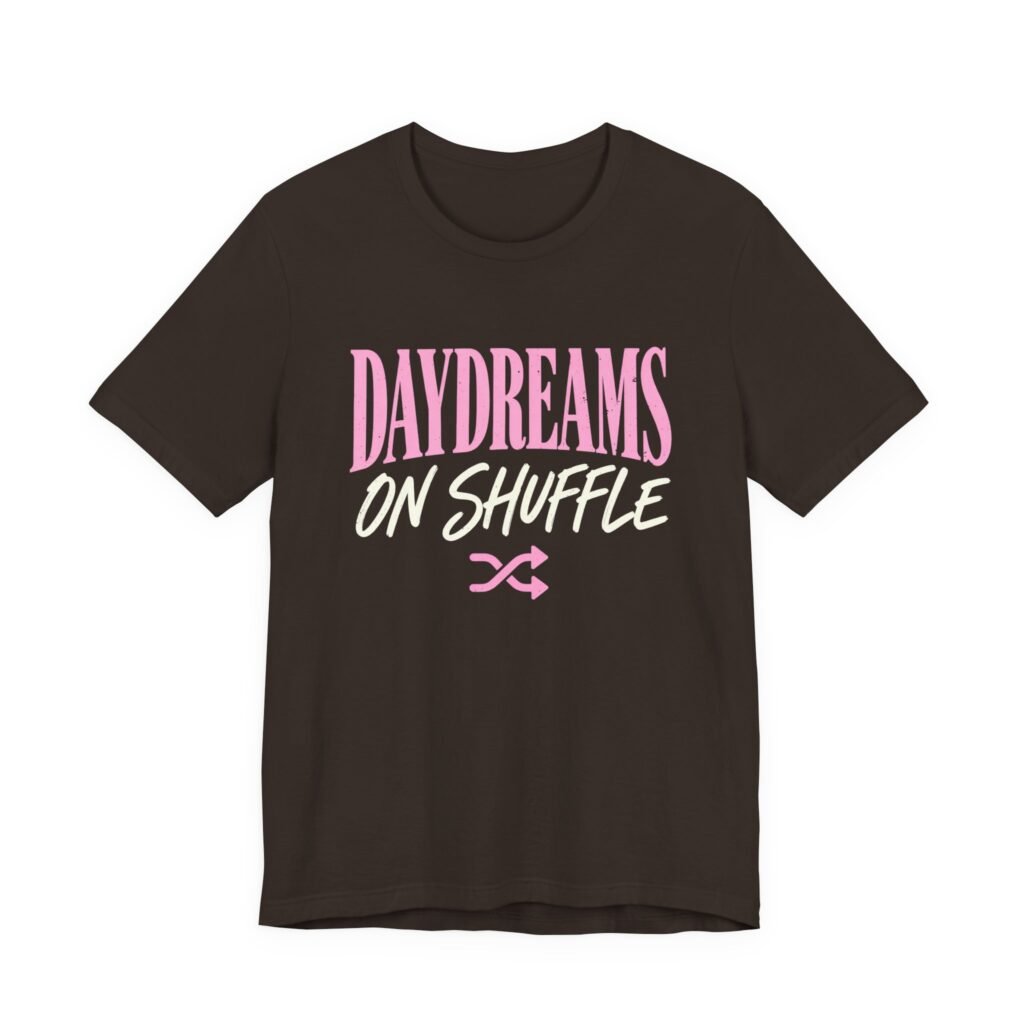 Cute Teen Daydreams on Shuffle Music Design