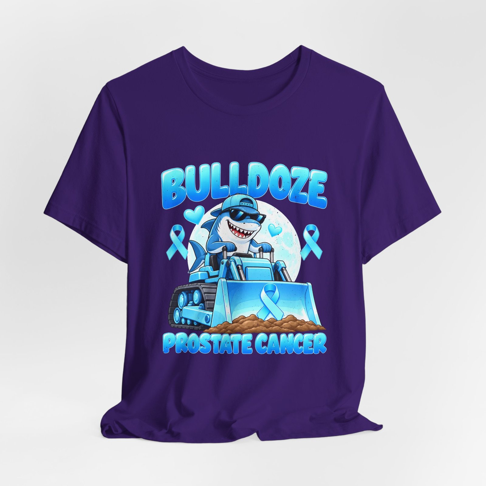 Bulldoze Prostate Cancer Shark Awareness Design - Image 28