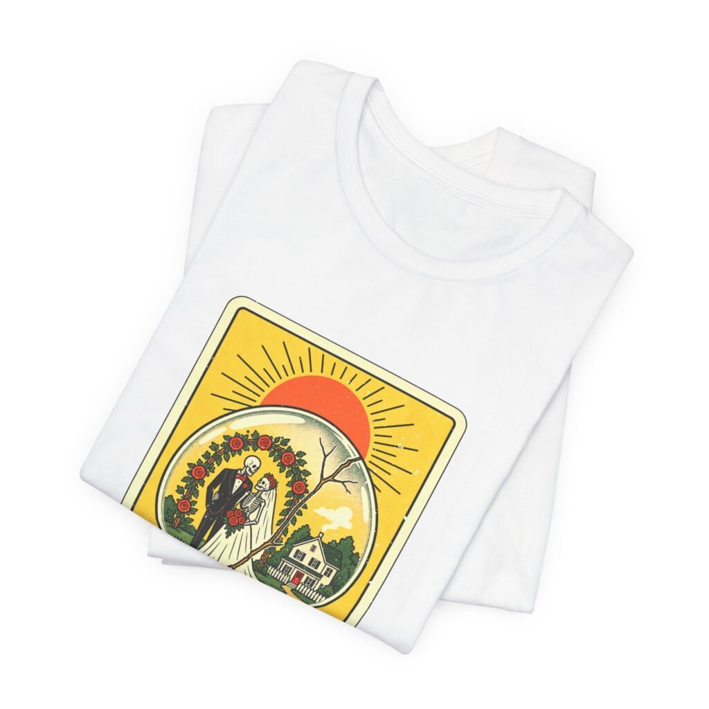 The Future Faker Skeleton Wedding Fortune Tarot Graphic Tee
