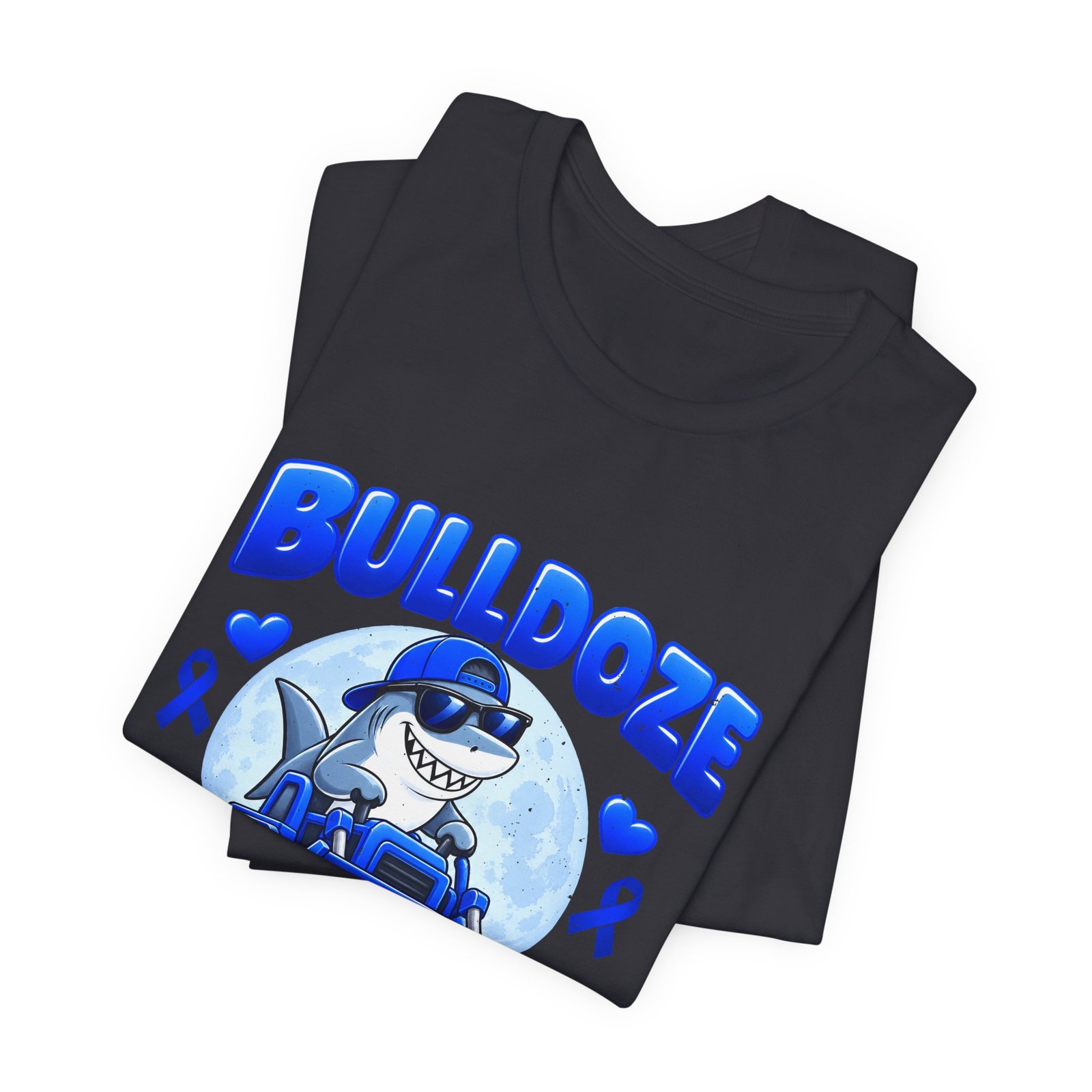 Bulldoze Colon Cancer Shark Awareness Design - Image 11