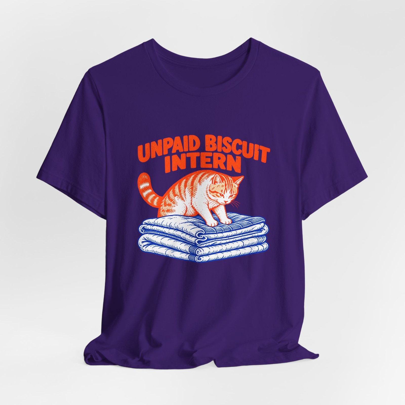 Unpaid Biscuit Intern Cat Humor - Image 28