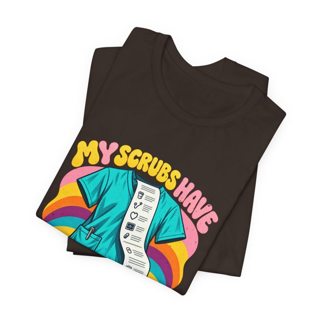 Funny Nurse Scrubs Job Description Design