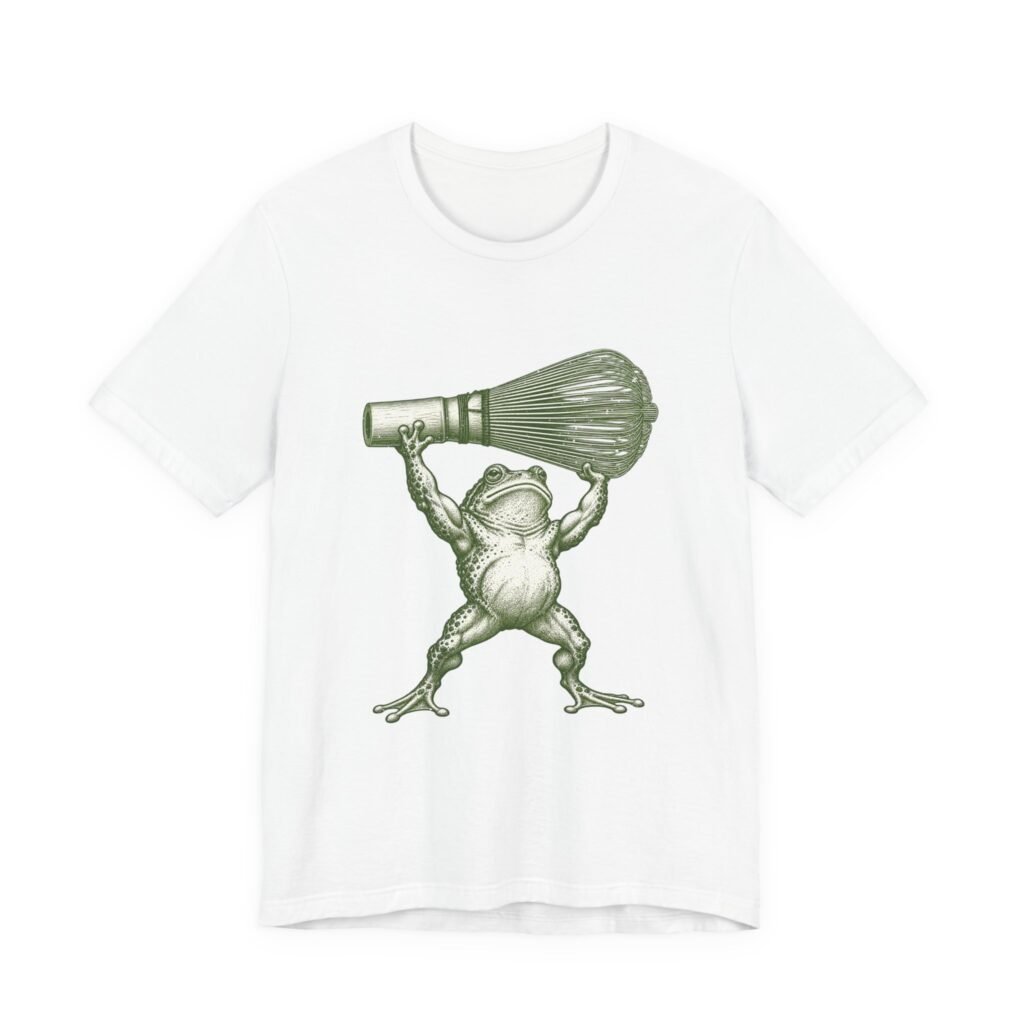 Funny Frog Weightlifting With a Giant Whisk