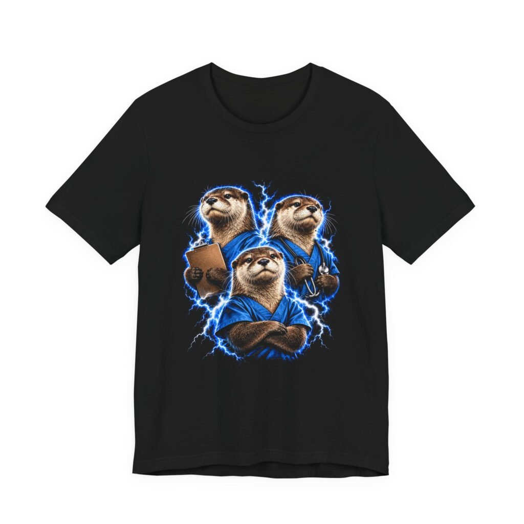 Otter Veterinary Team Illustration