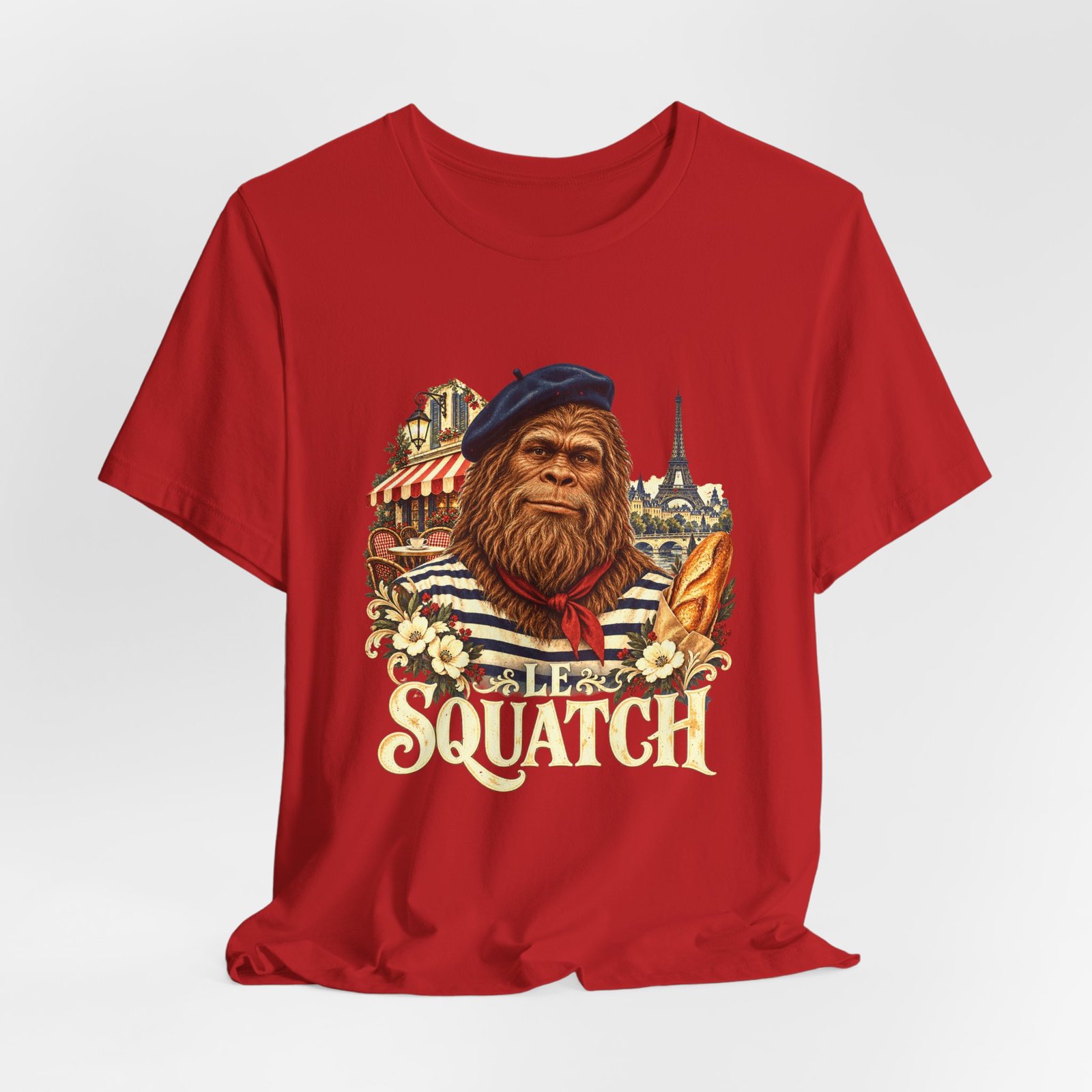 Le Squatch French Pun Bigfoot Humor - Image 32