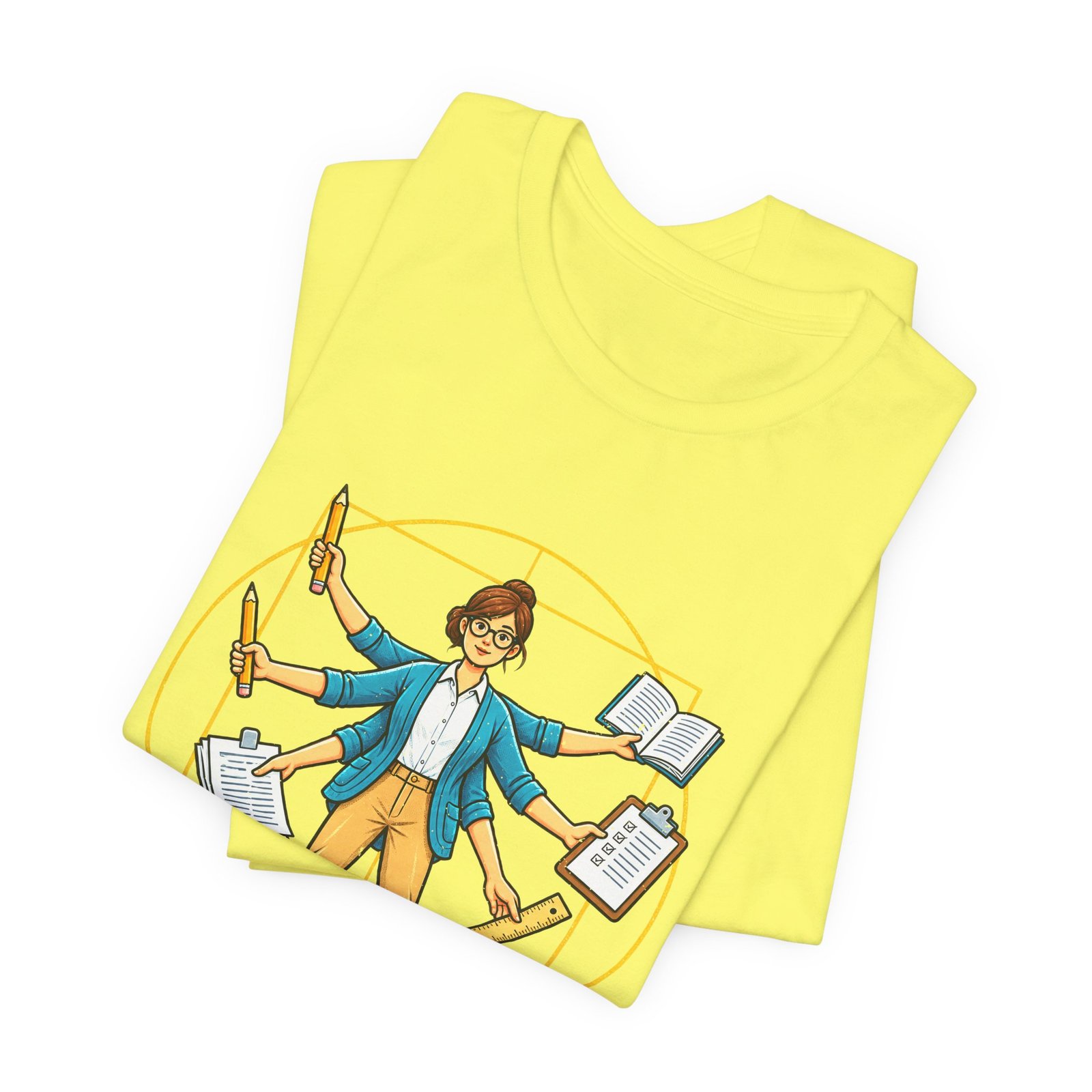 Multitasking Is My Subject Teacher Humor Graphic Tee - Image 19