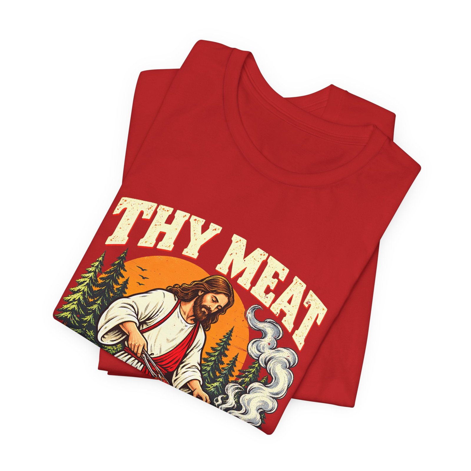 Thy Meat Be Done Jesus Grilling Pun - Image 31