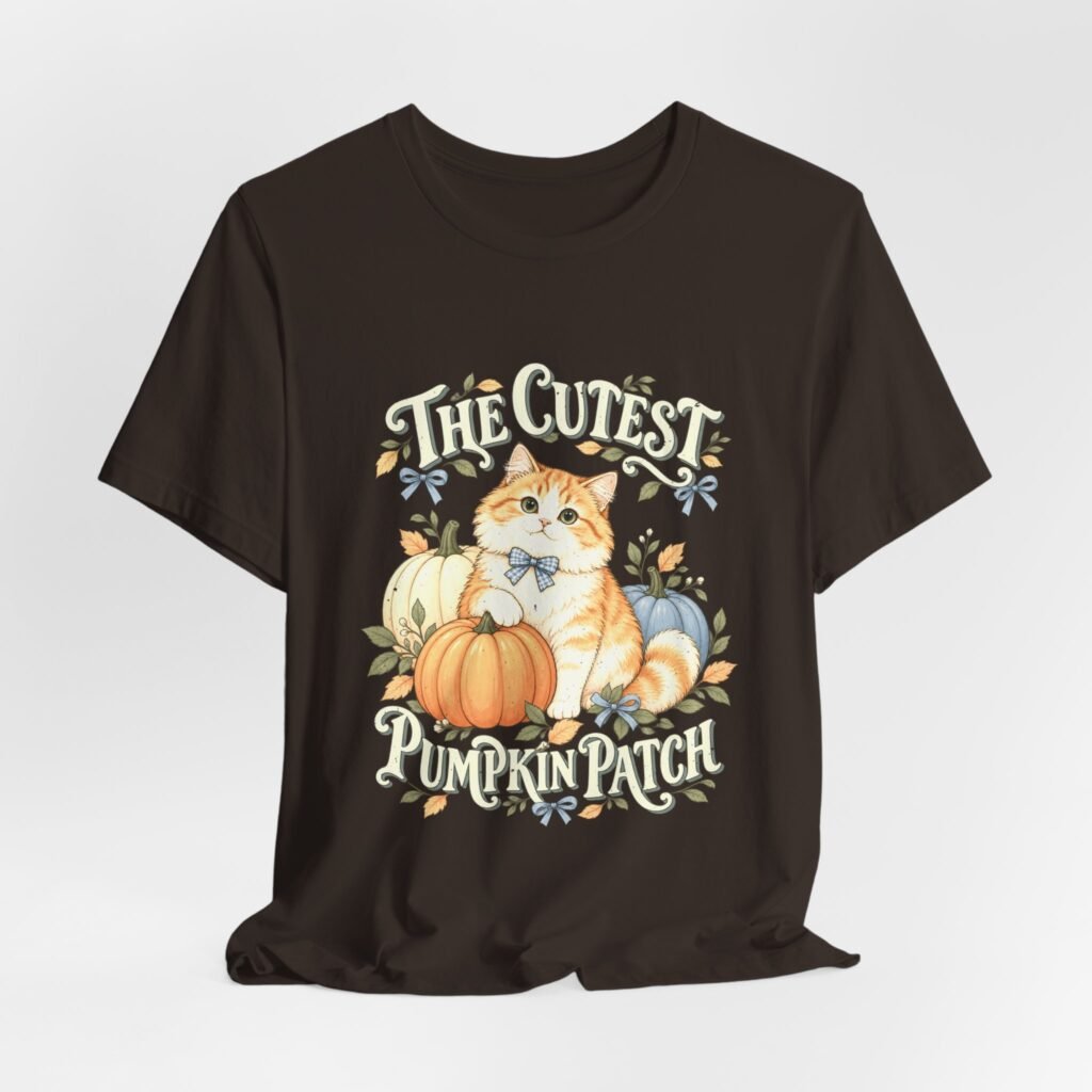 The Cutest Pumpkin Patch Kitten Autumn Design