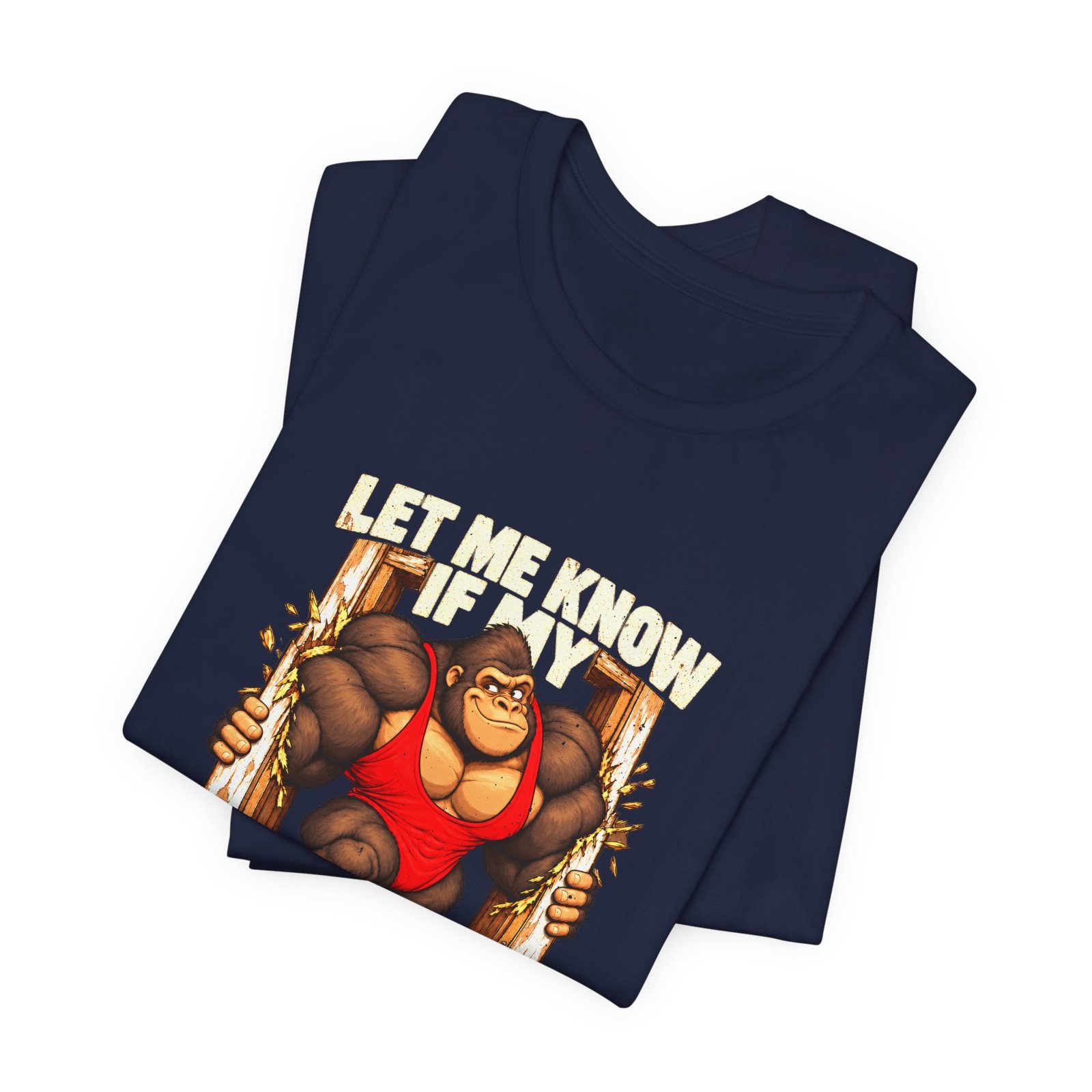 Biceps Get In Way Gym Lifting Humor Graphic Tee - Image 23