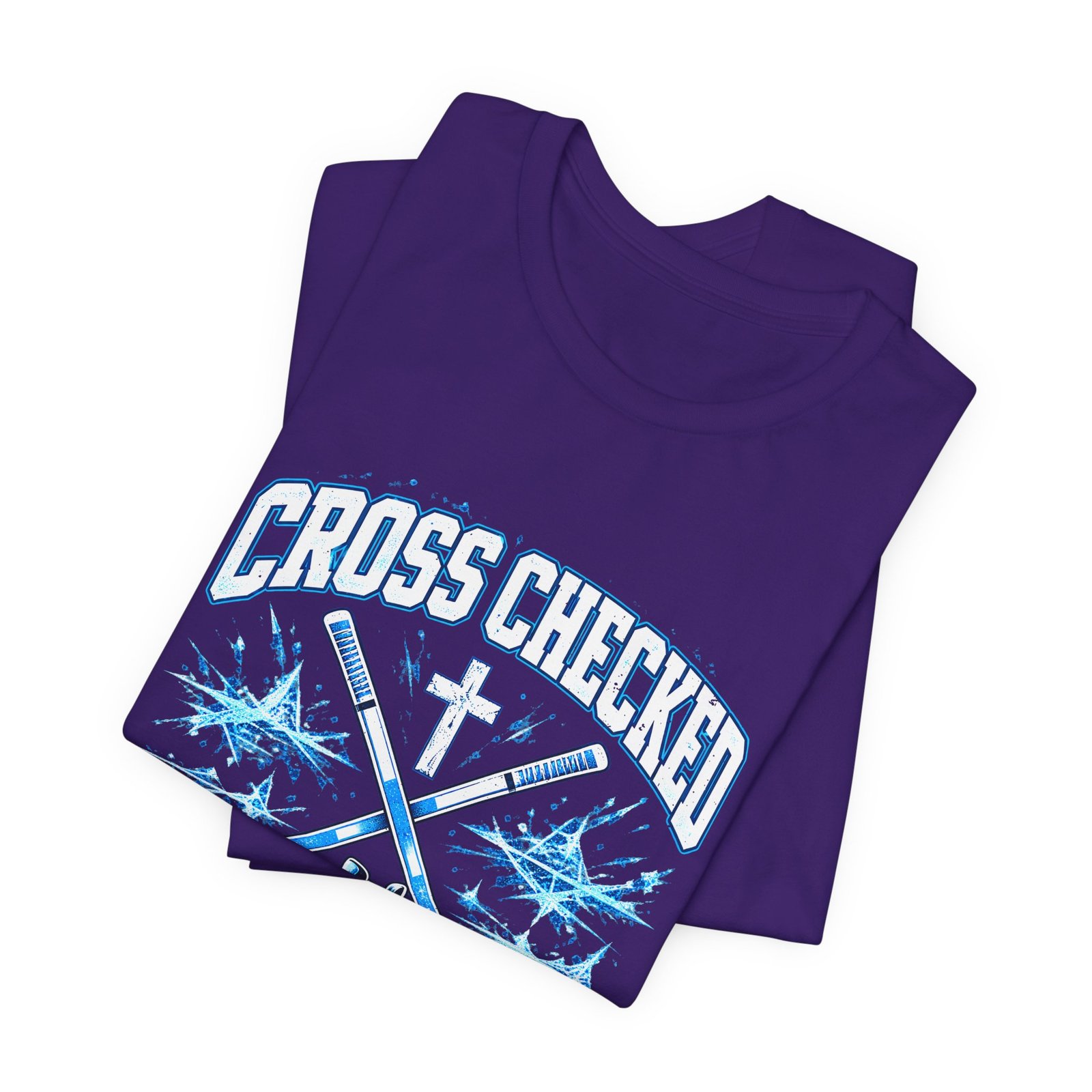 Cross Checked Still Blessed Hockey Design - Image 27