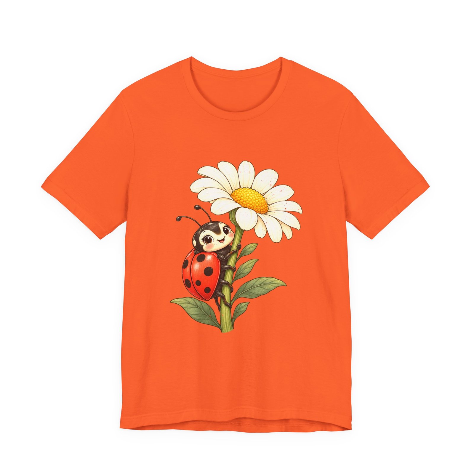 Ladybug and Daisy Garden Illustration - Image 5
