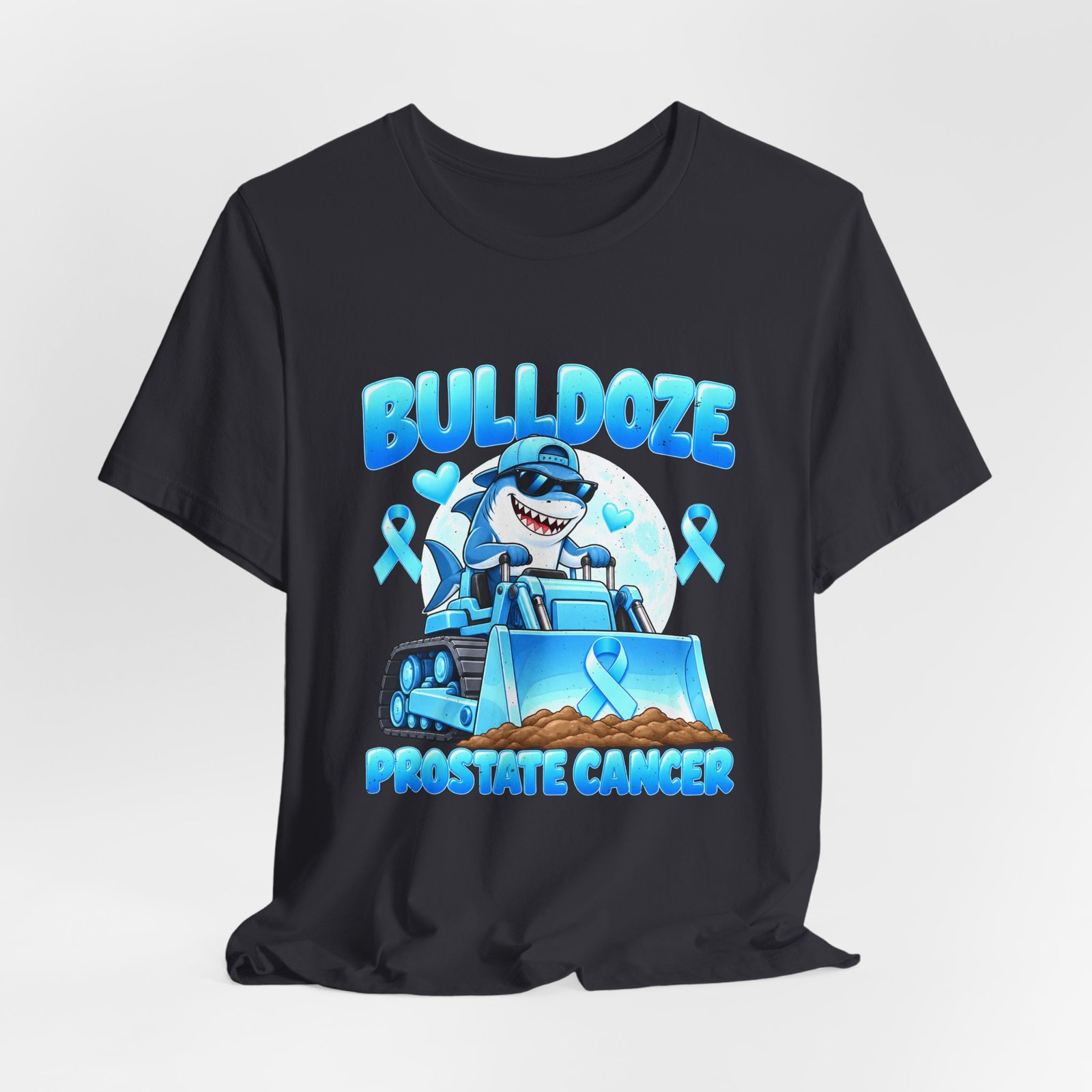 Bulldoze Prostate Cancer Shark Awareness Design - Image 12