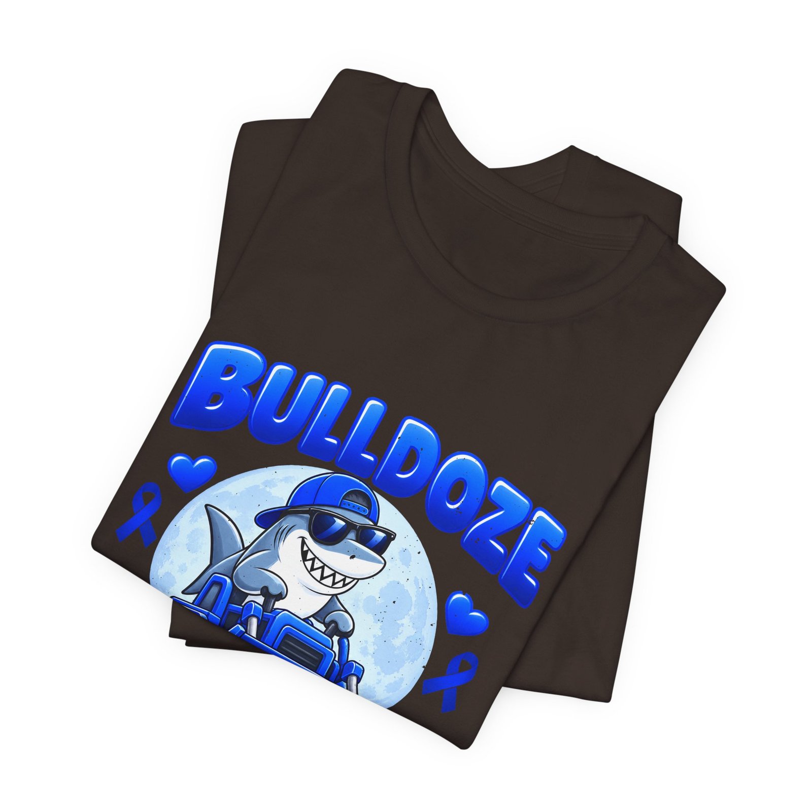 Bulldoze Colon Cancer Shark Awareness Design - Image 3