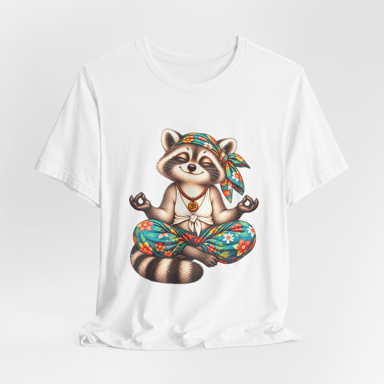 Meditating Raccoon Yoga Illustration - Image 4