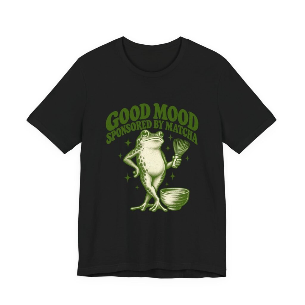 Good Mood Matcha Frog Design