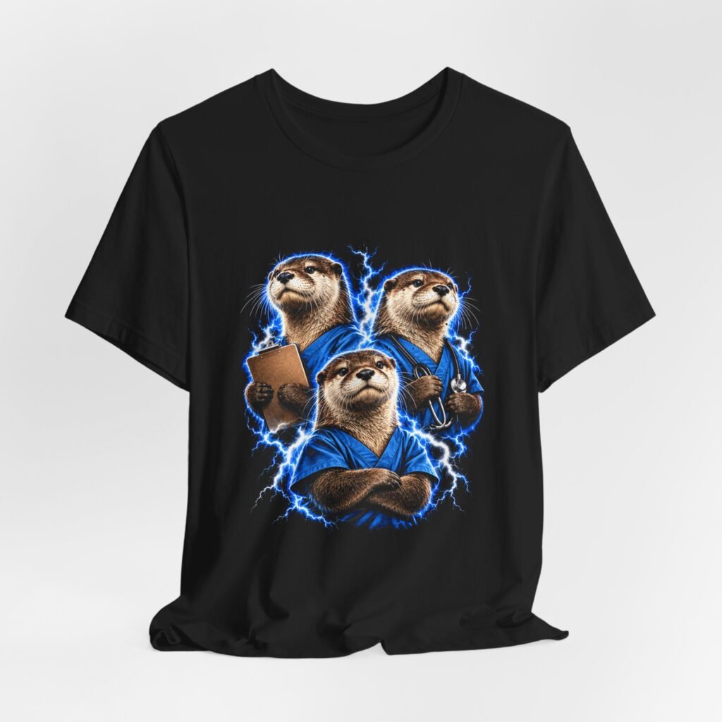 Otter Veterinary Team Illustration