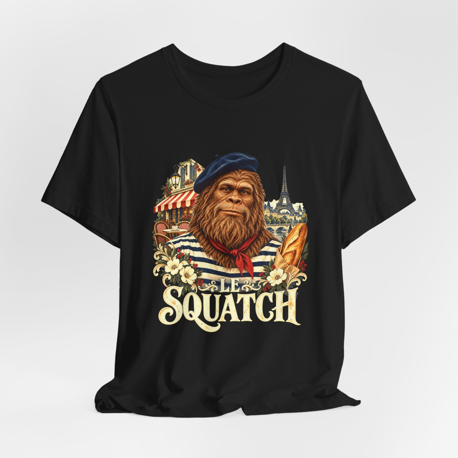Le Squatch French Pun Bigfoot Humor - Image 8