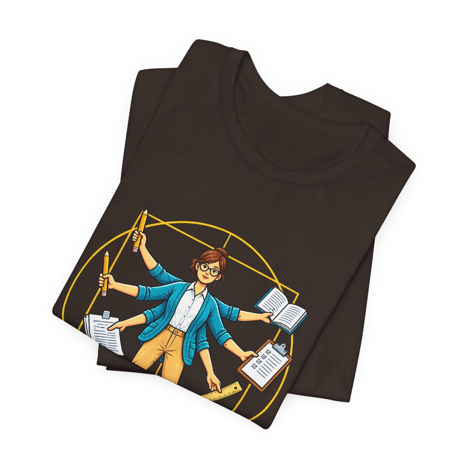Multitasking Is My Subject Teacher Humor Graphic Tee - Image 11