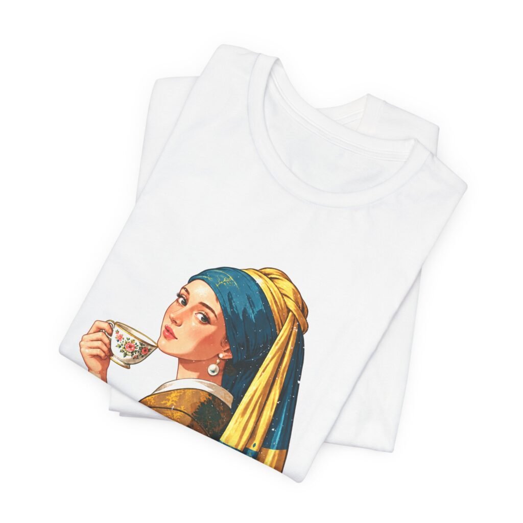 Pearl Earring Tea Society Art Design