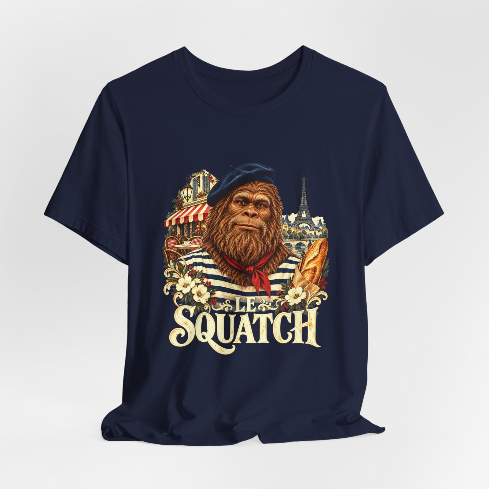Le Squatch French Pun Bigfoot Humor - Image 24