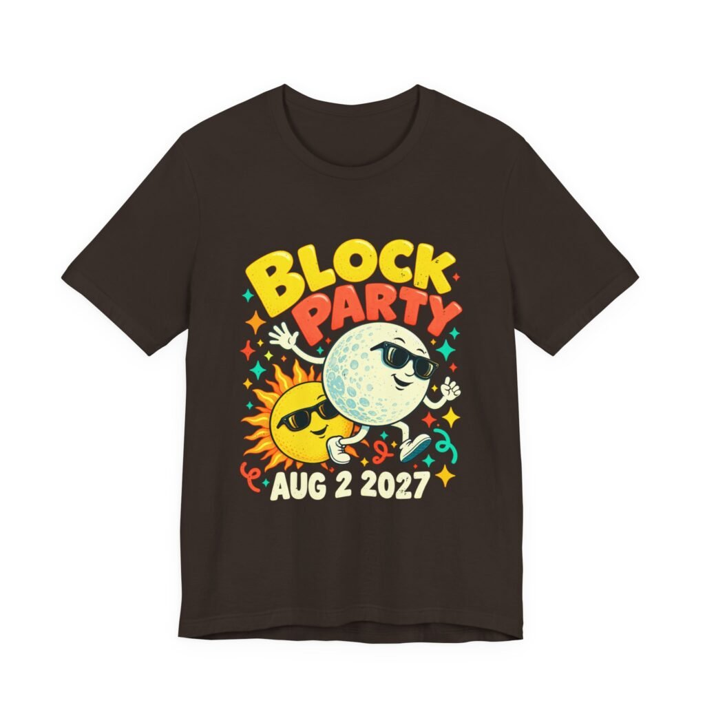 Block Summer Party Sun Total Solar Eclipse and Moon August 2 2027